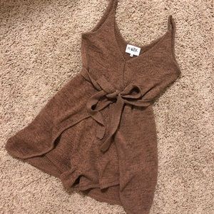 SABO Skirt Cocoa Knit Playsuit - XS